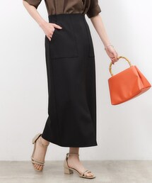 OPAQUE.CLIP | ストレッチタイトスカート【洗濯機洗い可】(スカート)