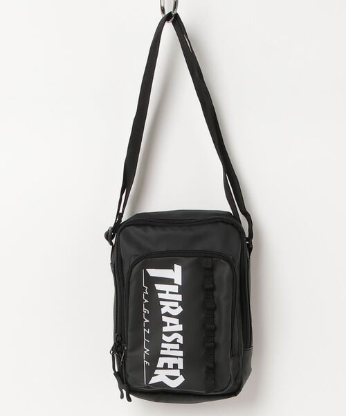THRASHER(スラッシャー)の「THRASHER / タテミニショルダー / TH-T(ショルダーバッグ・レディース・ホワイト/ブラック・ONESIZE)」の3枚目の写真