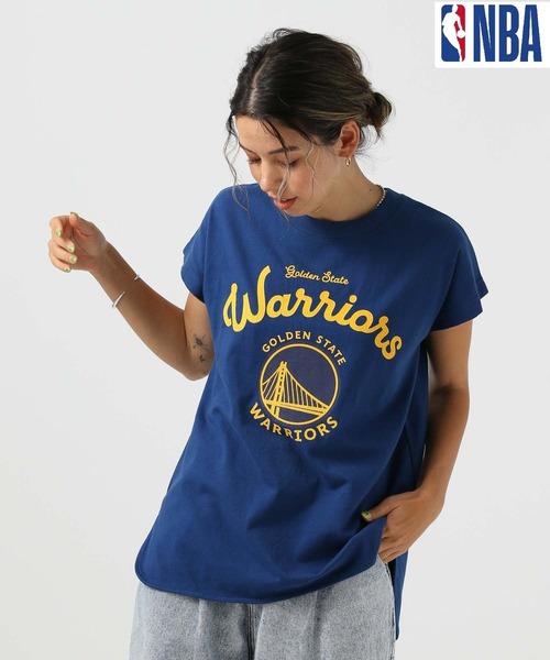 NBA(エヌビーエー)の「NBAフレンチスリーブプルオーバー(Tシャツ/カットソー・レディース・ブルー/ブラック/パープル/オフホワイト・FREE)」の18枚目の写真