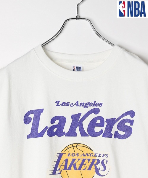 NBA(エヌビーエー)の「NBAフレンチスリーブプルオーバー(Tシャツ/カットソー・レディース・ブルー/ブラック/パープル/オフホワイト・FREE)」の22枚目の写真