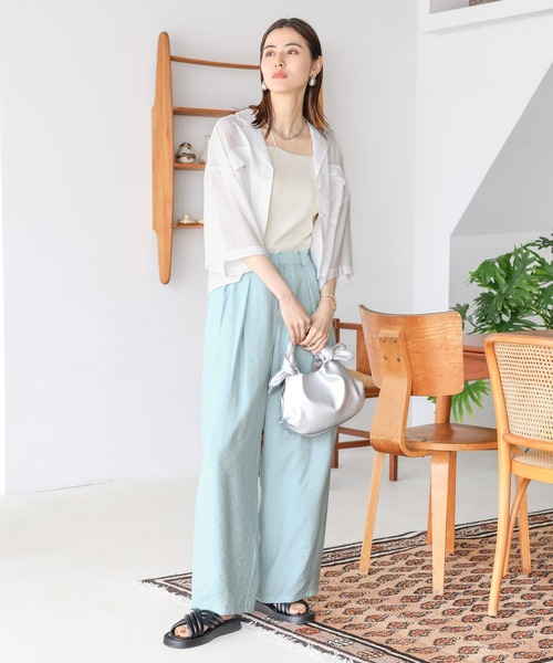 LEPSIM(レプシィム)の「フェイクレザー結びミニバッグ 119759(ショルダーバッグ・レディース・ライトブルー/ブラック/レッド/シルバー・ONE SIZE)」の13枚目の写真