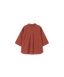 美品♪マーガレットハウエル I リネン 半袖シャツ リボン ブラウス オレンジ MARGARET HOWELL（マーガレットハウエル）の「COTTON LINEN