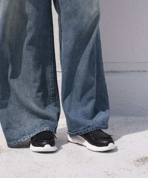 mio notis(ミオノティス)の「スニーカーローファー/756B(ローファー・レディース・ガンメタ/ブラック・36/39/38/37)」の5枚目の写真