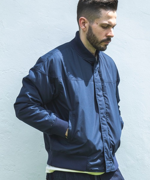 MR.OLIVE(ミスターオリーブ)の「T/C PEACH WEATHER / DERBY JACKET / M243135(ブルゾン・メンズ・カーキ/ネイビー・SMALL/MEDIUM/LARGE)」の2枚目の写真