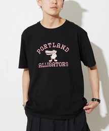 【ZOZO限定】FAB KNIT / ファブニット College Logo Tee 2