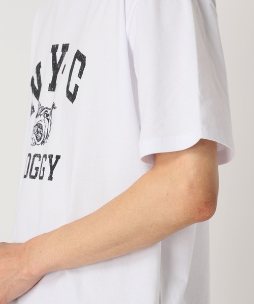 JOURNAL STANDARD relume（ジャーナルスタンダード　レリューム）の「【ZOZO限定】FAB KNIT / ファブニット College Logo Tee 2（Tシャツ/カットソー・メンズ・ホワイト系その他/ブラック系その他/ホワイト系その他2/ブラック系その他2/ホワイト/ブラック・S/M/L/XL）」の20枚目の写真