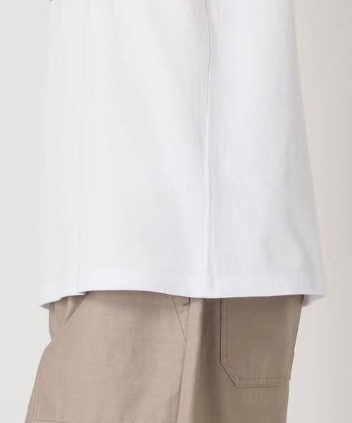 JOURNAL STANDARD relume（ジャーナルスタンダード　レリューム）の「【ZOZO限定】FAB KNIT / ファブニット College Logo Tee 2（Tシャツ/カットソー・メンズ・ホワイト系その他/ブラック系その他/ホワイト系その他2/ブラック系その他2/ホワイト/ブラック・S/M/L/XL）」の19枚目の写真