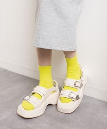 Fabby fabby | 厚底2ベルトウエスタンサンダル(サンダル)