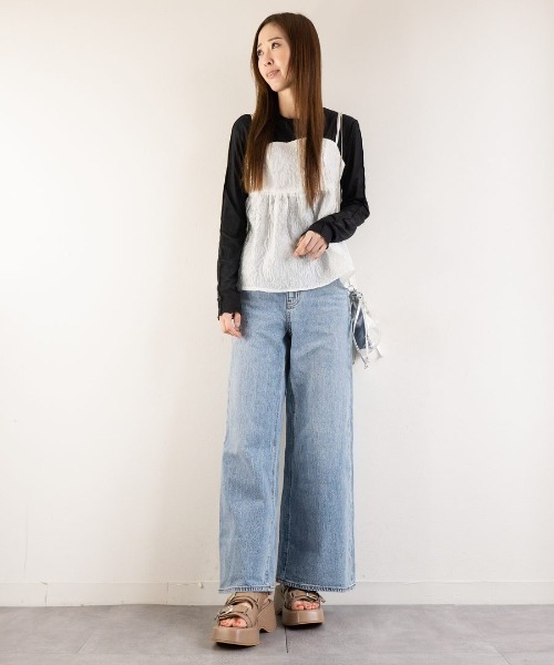 Fabby fabby(ファビィーファビィー)の「厚底2ベルトウエスタンサンダル(サンダル・レディース・ブラック/オフホワイト/ベージュ・SMALL/MEDIUM/LARGE)」の16枚目の写真