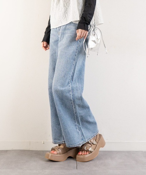 Fabby fabby(ファビィーファビィー)の「厚底2ベルトウエスタンサンダル(サンダル・レディース・ブラック/オフホワイト/ベージュ・SMALL/MEDIUM/LARGE)」の17枚目の写真