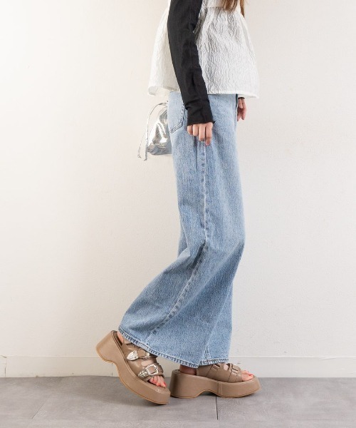 Fabby fabby(ファビィーファビィー)の「厚底2ベルトウエスタンサンダル(サンダル・レディース・ブラック/オフホワイト/ベージュ・SMALL/MEDIUM/LARGE)」の20枚目の写真