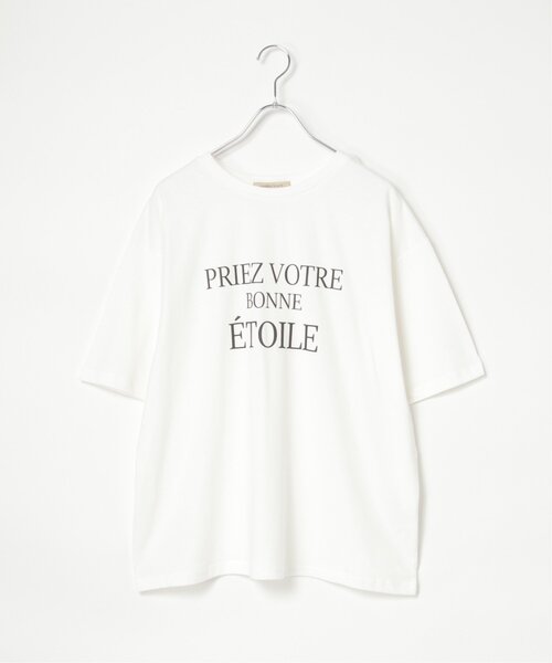 VENCEEXCHANGE(ヴァンスエクスチェンジ)の「【接触冷感】USAコットンロゴプリントTシャツ(Tシャツ/カットソー・レディース・ブラック/オフホワイト/ベージュ/グリーン系/キャメル・FREE)」の2枚目の写真