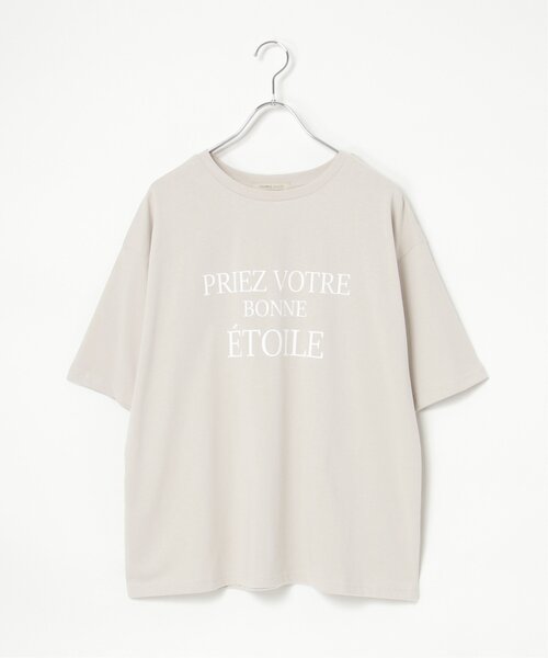 VENCEEXCHANGE(ヴァンスエクスチェンジ)の「【接触冷感】USAコットンロゴプリントTシャツ(Tシャツ/カットソー・レディース・ブラック/オフホワイト/ベージュ/グリーン系/キャメル・FREE)」の8枚目の写真