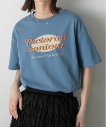 ヴィンテージ風ロゴ ピグメントTシャツ