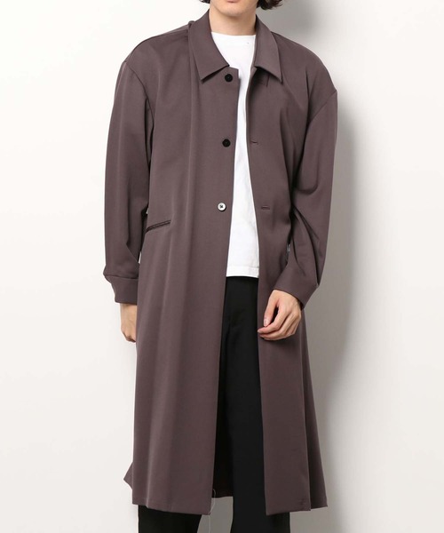 未使用 ETHOSENS ジョーゼットトレンチコート ロングコート 踊り 