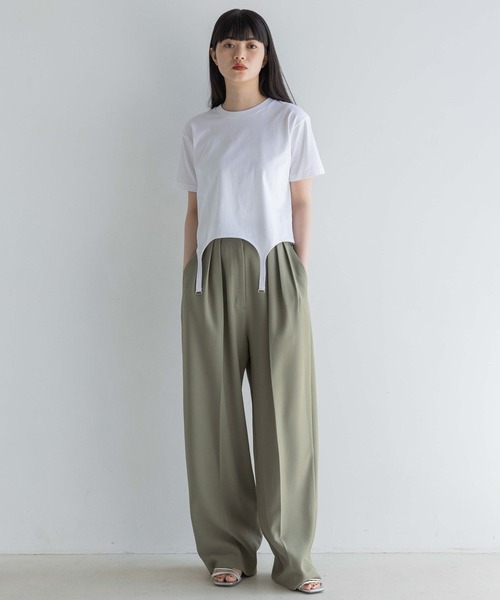 セール】ガーターTee 134999（Tシャツ/カットソー）｜yuw
