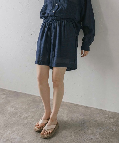 25SS】MEN メッシュトリコット ショートパンツ ネイビー 071452413