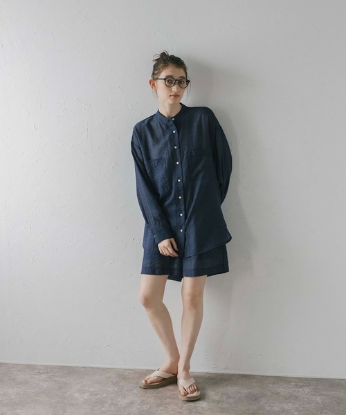 セール】【MINERTE】sheer short pants / 裏地付きシアー