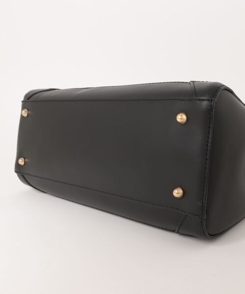 SALON adam et rope'（サロン アダム エ ロペ）の「【AULENTTI（オーレンティ）】RUGA 2WAY BAG（ハンドバッグ・レディース・ブラウン系その他/ブラック・FREE）」の4枚目の写真