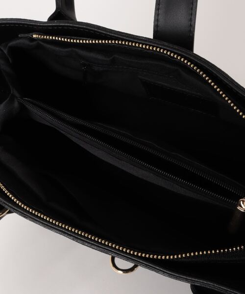 SALON adam et rope'（サロン アダム エ ロペ）の「【AULENTTI（オーレンティ）】RUGA 2WAY BAG（ハンドバッグ・レディース・ブラウン系その他/ブラック・FREE）」の5枚目の写真