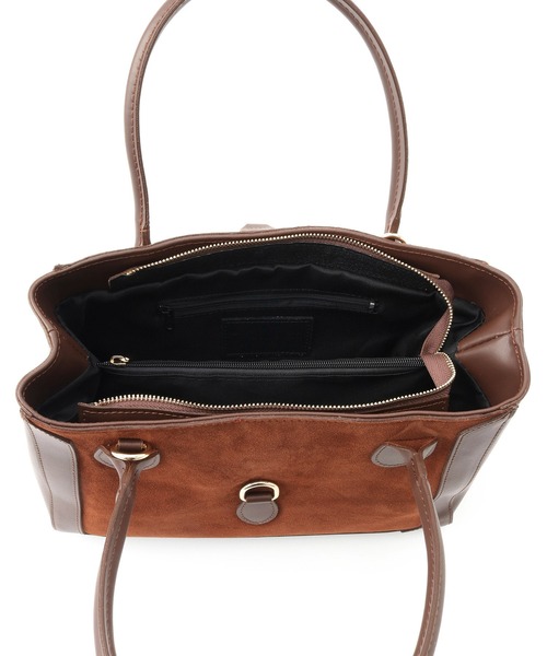 SALON adam et rope'（サロン アダム エ ロペ）の「【AULENTTI（オーレンティ）】RUGA 2WAY BAG（ハンドバッグ・レディース・ブラウン系その他/ブラック・FREE）」の13枚目の写真