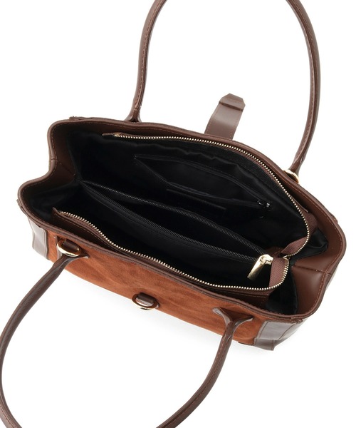 SALON adam et rope'（サロン アダム エ ロペ）の「【AULENTTI（オーレンティ）】RUGA 2WAY BAG（ハンドバッグ・レディース・ブラウン系その他/ブラック・FREE）」の12枚目の写真