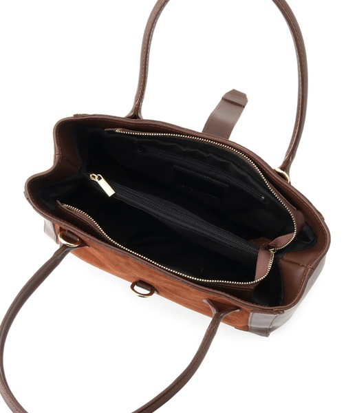 SALON adam et rope'（サロン アダム エ ロペ）の「【AULENTTI（オーレンティ）】RUGA 2WAY BAG（ハンドバッグ・レディース・ブラウン系その他/ブラック・FREE）」の11枚目の写真