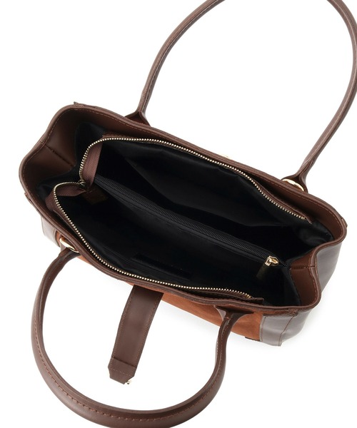 SALON adam et rope'（サロン アダム エ ロペ）の「【AULENTTI（オーレンティ）】RUGA 2WAY BAG（ハンドバッグ・レディース・ブラウン系その他/ブラック・FREE）」の10枚目の写真