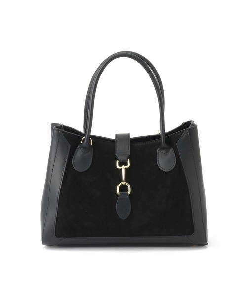 SALON adam et rope'（サロン アダム エ ロペ）の「【AULENTTI（オーレンティ）】RUGA 2WAY BAG（ハンドバッグ・レディース・ブラウン系その他/ブラック・FREE）」の9枚目の写真