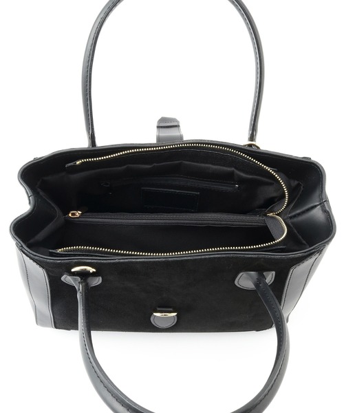 SALON adam et rope'（サロン アダム エ ロペ）の「【AULENTTI（オーレンティ）】RUGA 2WAY BAG（ハンドバッグ・レディース・ブラウン系その他/ブラック・FREE）」の8枚目の写真