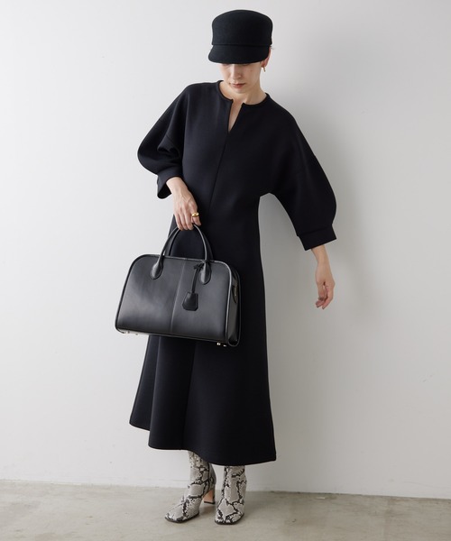 Whim Gazette ダンボールワンピース Whim Gazette（ウィムガゼット）の「ダンボールキーネック