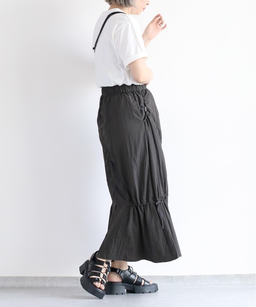 cepo(セポ)の「ドロストマルチスカート(スカート・レディース・レッド/ブラック/モカ・M)」の16枚目の写真