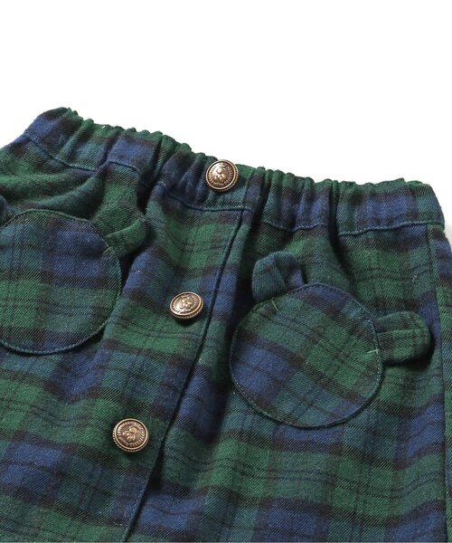 apres les cours（アプレレクール）の「【リンク】tiny bear チェックスカート（スカート・キッズ・レッド/グリーン・120/110/100/90/80）」の10枚目の写真