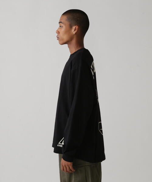 AVIREX（アヴィレックス）の「《WEB&DEPOT限定》BLACK SCORPIONS LONGSLEEVE T-SHIRT / ブラック スコーピオン 長袖Tシャツ（Tシャツ/カットソー・レディース・その他/ブラック/ホワイト・F）」の16枚目の写真