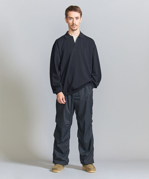 BEAUTY&YOUTH UNITED ARROWS(ビューティーアンドユースユナイテッドアローズ)の「DEO プレーティング スキッパーニット -抗菌・防臭 ウォッシャブル-(ニット/セーター・メンズ・ネイビー/オリーブ・XL/L/M/S)」の4枚目の写真