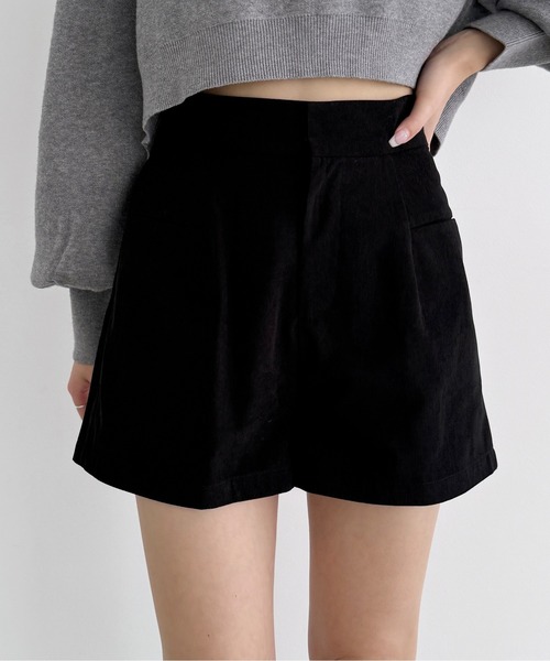 Heather(ヘザー)の「細コーデュロイショートパンツ 148885(その他パンツ・レディース・ブラウン/ブラック・S/M)」の2枚目の写真