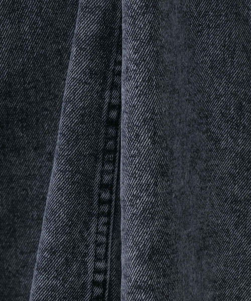 ANPAS（アンパス）の「10.5oz Vintage Wash Denim Jacket/10.5オンス ヴィンテージ ウォッシュ デニムジャケット（デニムジャケット・メンズ・ブラック/サックスブルー・L/M/LL）」の11枚目の写真