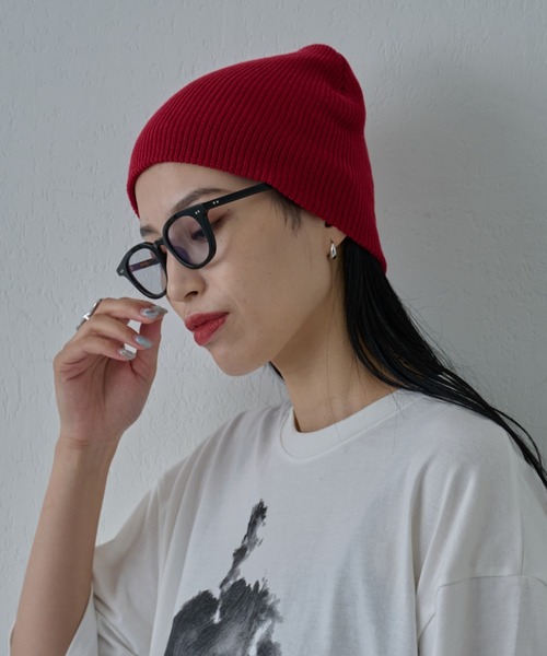COLONY 2139（コロニートゥーワンスリーナイン）の「アクリルニット帽（ニットキャップ/ビーニー・レディース・ブラック/レッド/ライトグレー/ブルー/グレー系その他/ダークブラウン・FREE）」の6枚目の写真