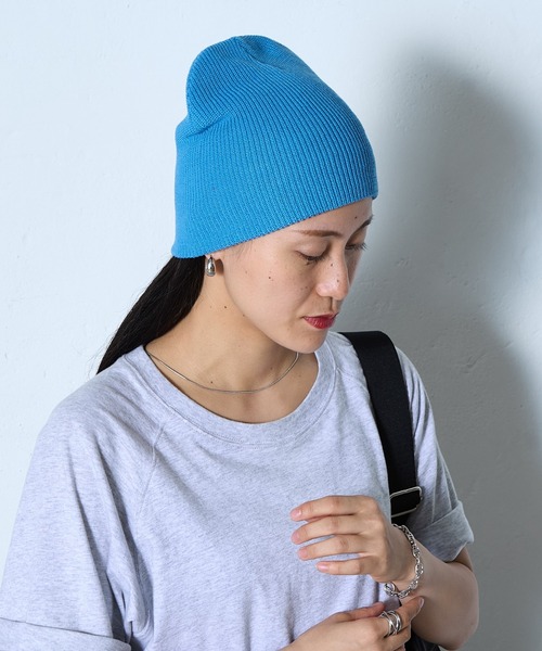 COLONY 2139（コロニートゥーワンスリーナイン）の「アクリルニット帽（ニットキャップ/ビーニー・レディース・ブラック/レッド/ライトグレー/ブルー/グレー系その他/ダークブラウン・FREE）」の5枚目の写真