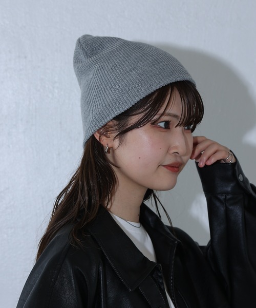 COLONY 2139（コロニートゥーワンスリーナイン）の「アクリルニット帽（ニットキャップ/ビーニー・レディース・ブラック/レッド/ライトグレー/ブルー/グレー系その他/ダークブラウン・FREE）」の20枚目の写真