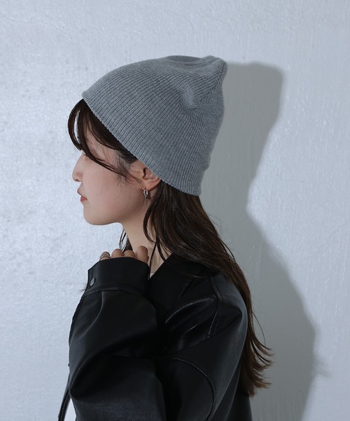 COLONY 2139（コロニートゥーワンスリーナイン）の「アクリルニット帽（ニットキャップ/ビーニー・レディース・ブラック/レッド/ライトグレー/ブルー/グレー系その他/ダークブラウン・FREE）」の19枚目の写真