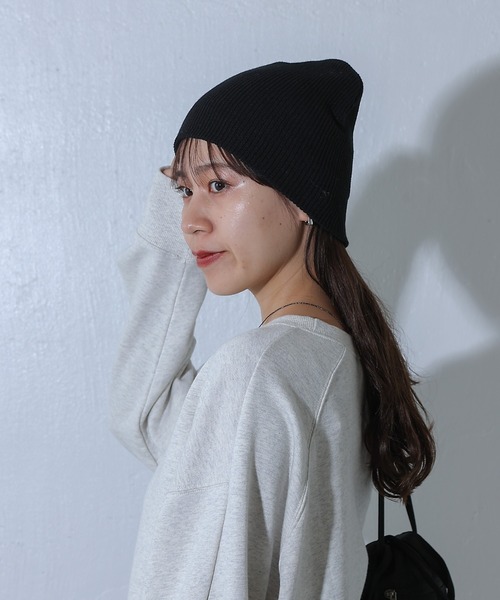 COLONY 2139（コロニートゥーワンスリーナイン）の「アクリルニット帽（ニットキャップ/ビーニー・レディース・ブラック/レッド/ライトグレー/ブルー/グレー系その他/ダークブラウン・FREE）」の11枚目の写真