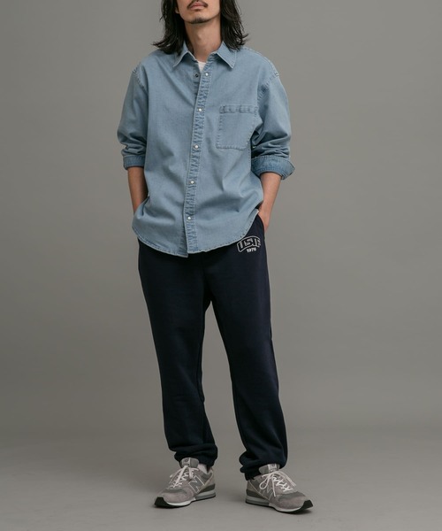 URBAN RESEARCH Sonny Label(アーバンリサーチサニーレーベル)の「GEM SPORTSWEAR SWEAT PANTS(その他パンツ・メンズ・ネイビー/ホワイト系その他・MEDIUM/LARGE)」の13枚目の写真
