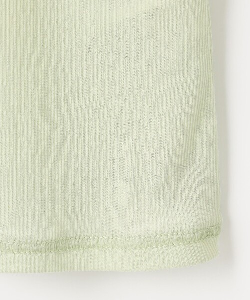 23区(ニジュウサンク)の「【SLOW/一部店舗限定】シアーリブロンTEE クルーネック カットソー(Tシャツ/カットソー・レディース・ライトグレー系/ブラック系/ホワイト系/スモーキーグリーン系・44/46)」の16枚目の写真