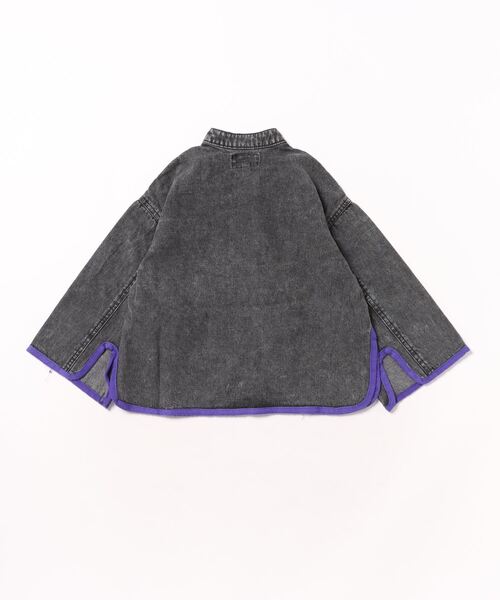 MARKEY'S（マーキーズ）の「デニムチャイナジャケット（デニムジャケット・キッズ・ブルー/ブラック・100/110/120/130/140/150）」の16枚目の写真