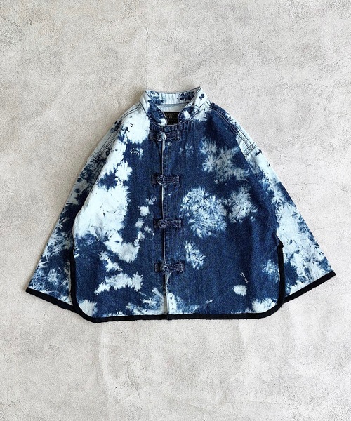 MARKEY'S（マーキーズ）の「デニムチャイナジャケット（デニムジャケット・キッズ・ブルー/ブラック・100/110/120/130/140/150）」の8枚目の写真