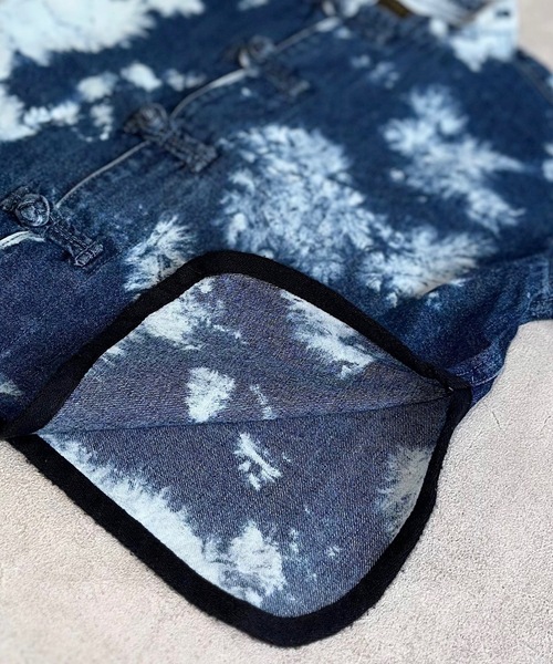 MARKEY'S（マーキーズ）の「デニムチャイナジャケット（デニムジャケット・キッズ・ブルー/ブラック・100/110/120/130/140/150）」の9枚目の写真