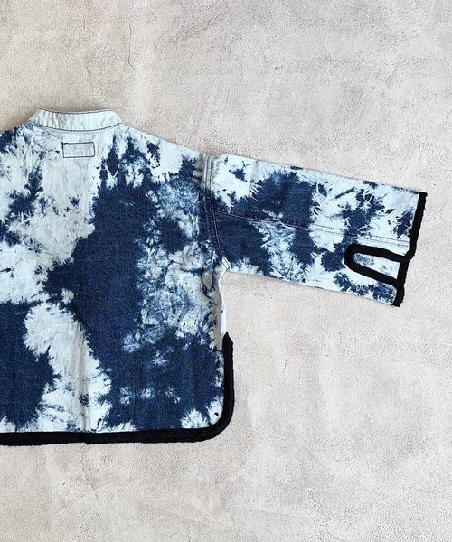 MARKEY'S（マーキーズ）の「デニムチャイナジャケット（デニムジャケット・キッズ・ブルー/ブラック・100/110/120/130/140/150）」の10枚目の写真