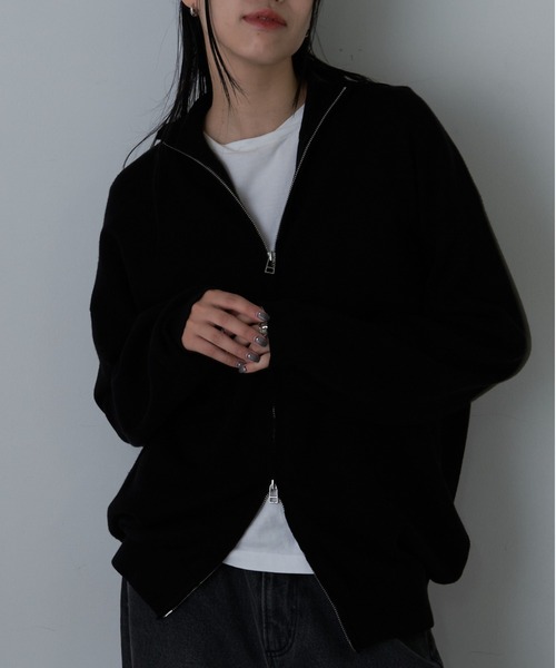 COLONY 2139（コロニートゥーワンスリーナイン）の「スウェットライクドライバーズニット（ニット/セーター・メンズ・グレー/ブルー/ブラック・MEDIUM/LARGE）」の2枚目の写真