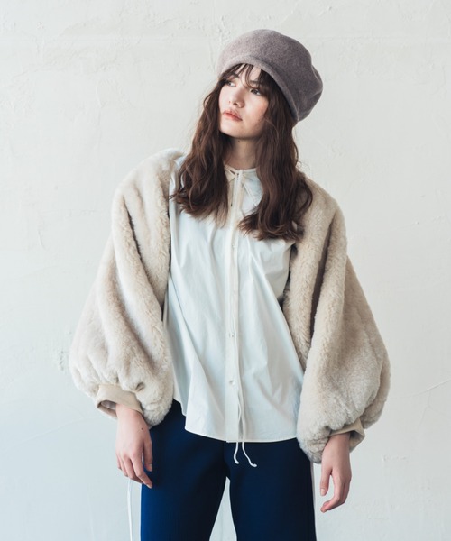 ORIENT(オリエント)の「TARO【タロ】(ハンチング/ベレー帽・レディース・モカ/ベージュ系その他/グレー系その他/ブラック・FREE)」の9枚目の写真